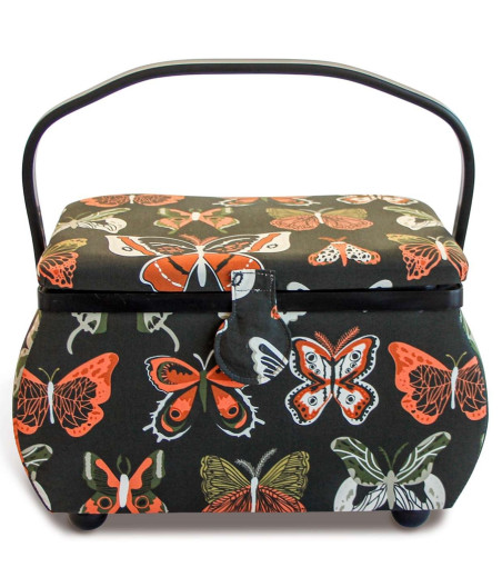 Costurero mariposas ovalado