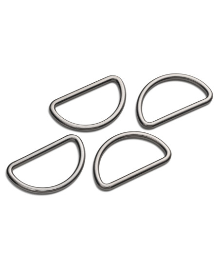 ANILLOS SEMIREDONDOS PLATA 555410