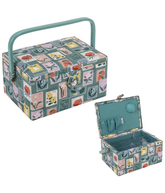 Costurero motivos florales