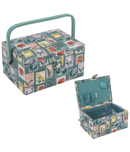 Costurero motivos florales