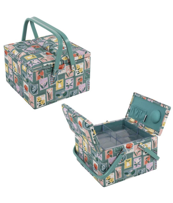 Costurero motivos florales...