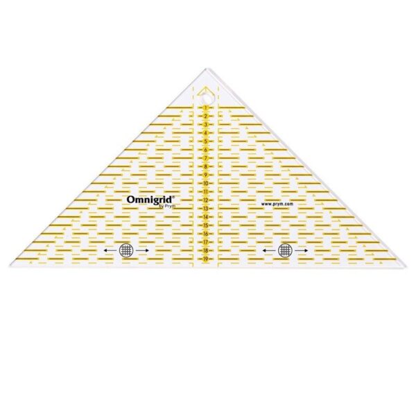 REGLA TRIANGULO PULGADAS 611313