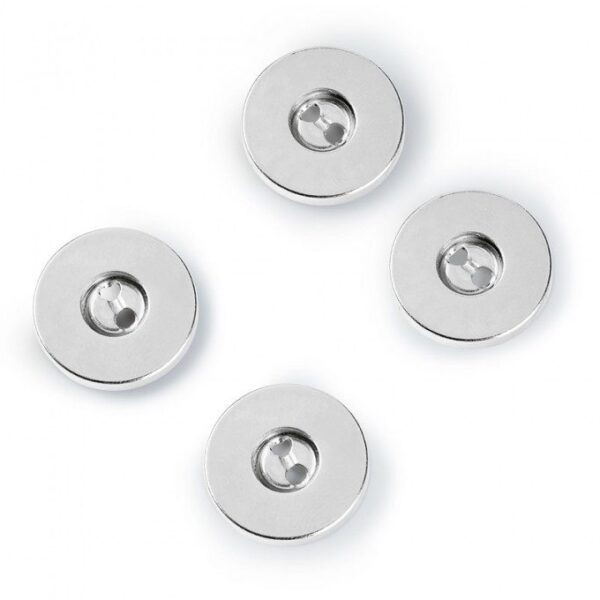 BOTONES MAGNETICOS PLATA 416470