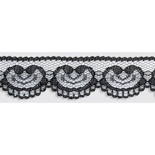 PUNTILLA LENCERIA NEGRO 22MM 918 983 (BS)
