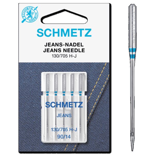 agujas schmetz jeans para vaquero denim y tejidos gruesos