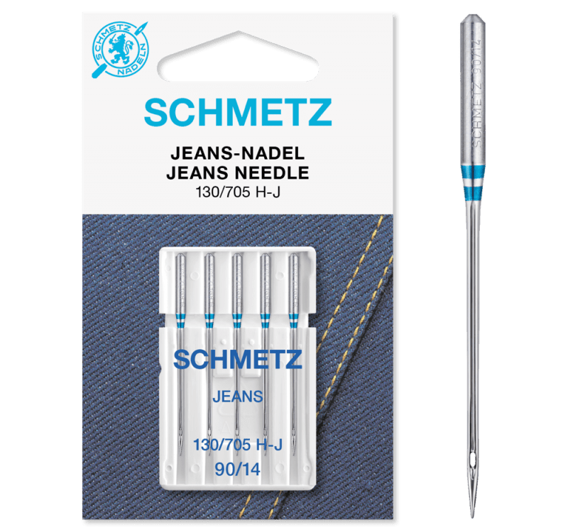 agujas schmetz jeans para vaquero denim y tejidos gruesos