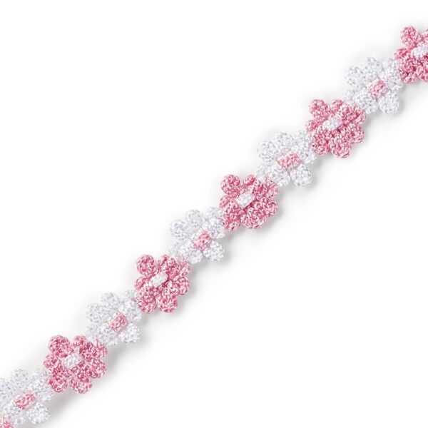 ADORNO DE FLORES 15MM ROSA/BL 918 300 (BS)