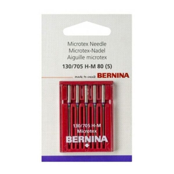 aguja microtex de bernina 80