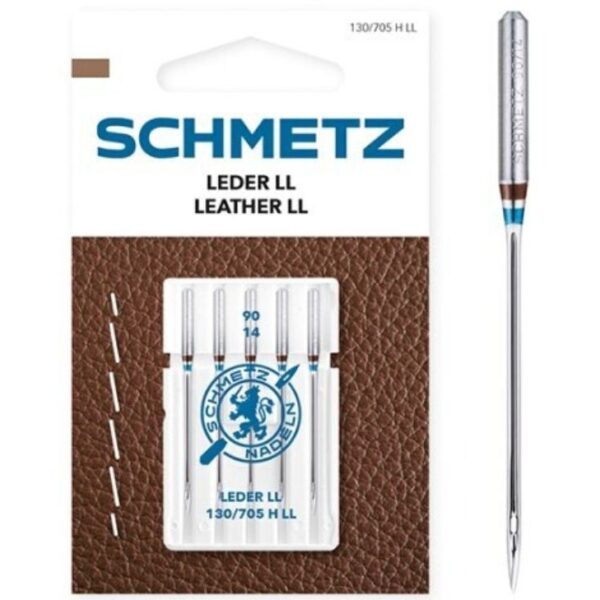 agujas schmetz leather para cuero piel y polipiel 90