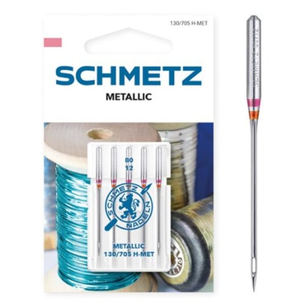 aguja metallic schmetz 80