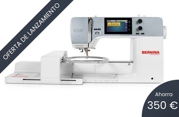 oferta bernina 535 con unidad de bordado
