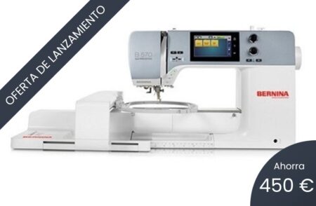 oferta de lanzamiento de la maquina de coser y bordar bernina 570
