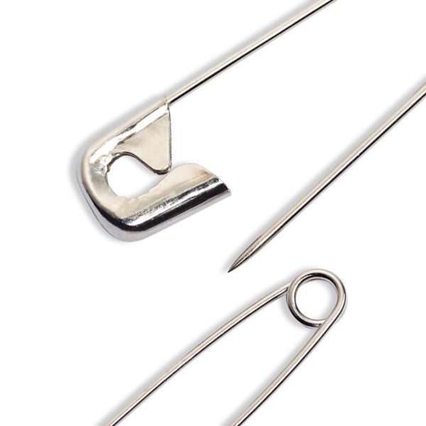 IMPERDIBLES 23MM PLATA 16U. 085440