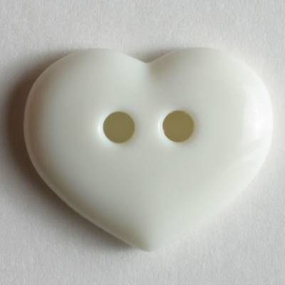 BOTÓN CORAZÓN BLANCO 211452 - 201313