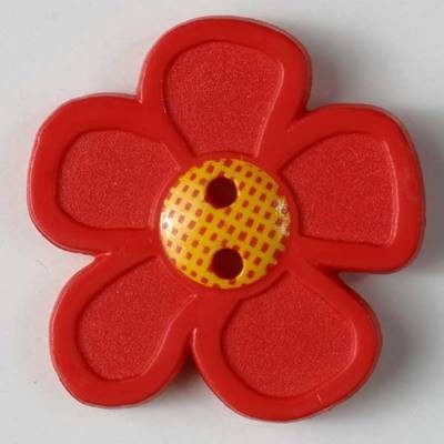 BOTÓN FLOR ROJA 280866