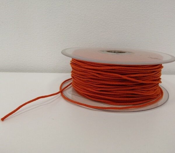 CORDÓN ELÁSTICO NARANJA 2.5MM 18480