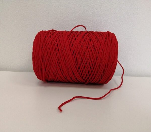 CORDÓN ELÁSTICO ROJO 3MM 18482/3