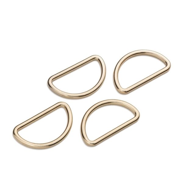 ANILLOS SEMI-REDONDOS DORADOS 555411