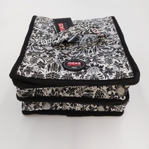 Clasificador negro floral