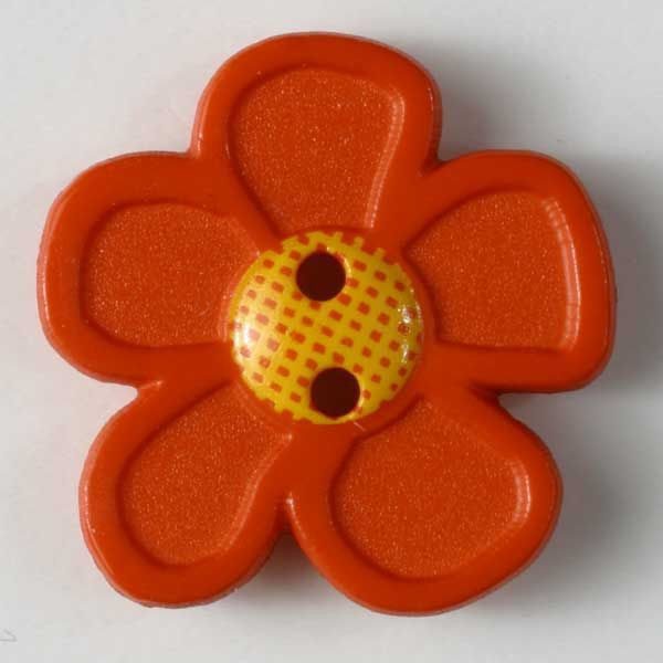 BOTÓN FLOR NARANJA 280867