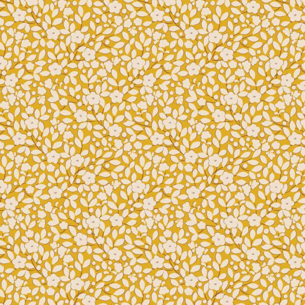 Tela Tilda Avery Yellow floral 130120