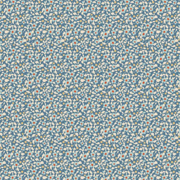 Tela Tilda Brie Blue floral 130131