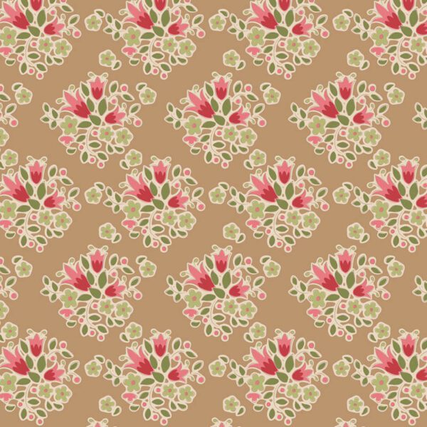 Tela Tilda Lulu Sand floral 130148