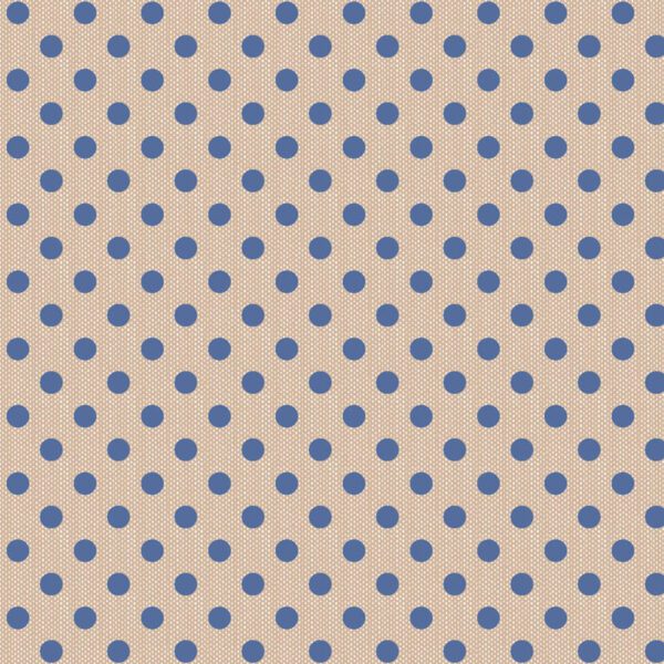 Tela Tilda Polkadot Blue lunares azul 160071
