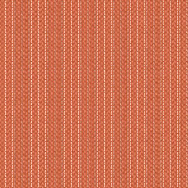 Tela Tilda Seamstripe Ginger rayas finas naranja 160074