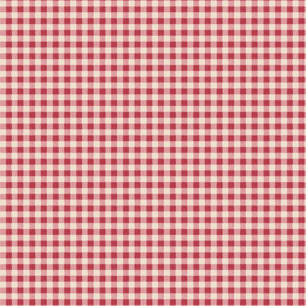 Tela Tilda Gingham Red cuadro vichy rojo 160087