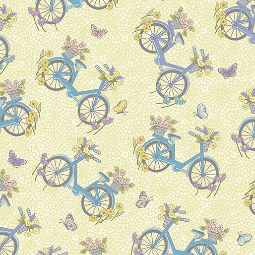 tela infantil bicicletas vintage