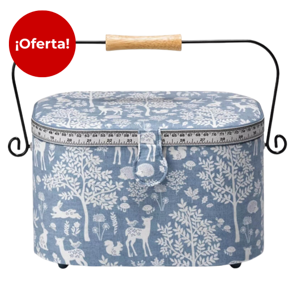 Costurero L Oval Woodland
