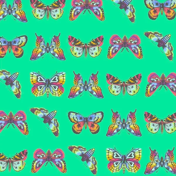 Tela Tula Pink Butterfly Hugs con mariposas de colores