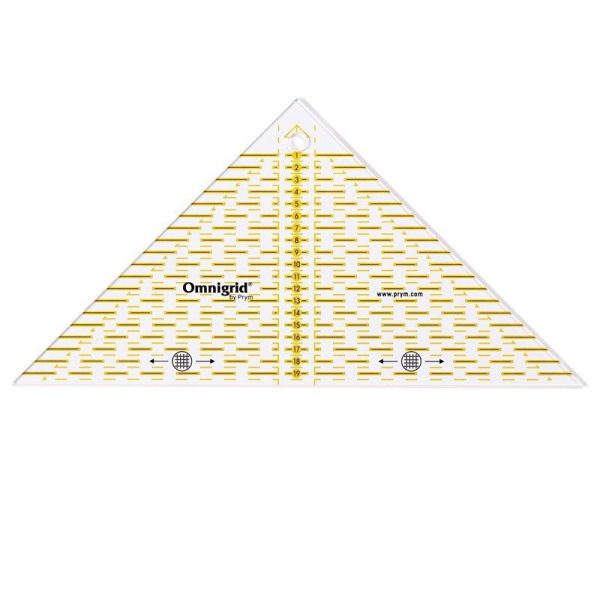 REGLA TRIANGULO PULGADAS 611313