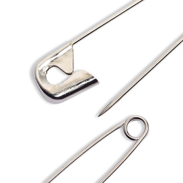IMPERDIBLES 23MM PLATA 16U. 085440