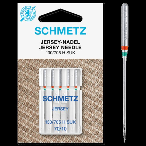 agujas schmetz jersey para tejidos de punto